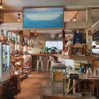 Inside cafe at Ukishima Garden in Naha