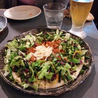 Taco Rice Pizza at Ukishima Garden at Ukishima Garden in Naha