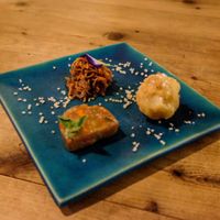 Appetizer plate at Ukishima Garden in Naha