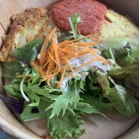 Take out vegan omelet   at Ukishima Garden in Naha