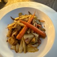 Carrot atichoke stew - was my favorite. such great flavors at The Athenian House in Santorini
