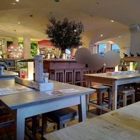 Interior ambiance at Vapiano in Dresden