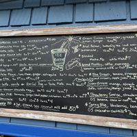 Drink menu   at Sirens Cafe in Westport