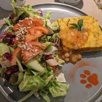 Pumpkin quiche at Katzentempel - Freiburg in Freiburg