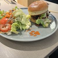 Happy piggy burger  at Katzentempel - Freiburg in Freiburg