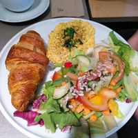 Filled croissant breakfast at Katzentempel - Freiburg in Freiburg