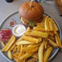 Crispy No Chicken Burger at Katzentempel - Freiburg in Freiburg