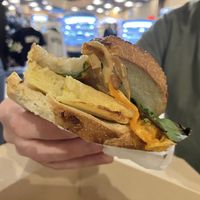 Vegan Florentine  at SEA - Costa Coffee - North Terminal in Seattle