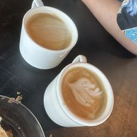Vegan lattes   at Cafe Kopi in Kailua