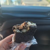 shiitake mushroom musubi #Veganuary at Cafe Kopi in Kailua