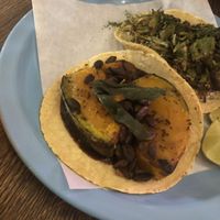 Pumpkin taco   at Cantina in Newcastle Upon Tyne