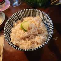 Also really well cooked rice! at NEWORDER in Osaka