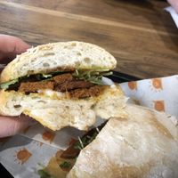 Vegan Sausage Sandwich   at Rusty's Sandwich Parlour in Brunswick East