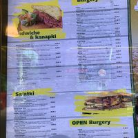 Menu 1  at Zielona Krowa in Bielsko-biala