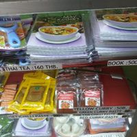 MK makes her own curry sauces, has released her new Vegan/vegetarian cook book.ö at May Kaidee's Vegetarian Restaurant - Samsen in Bangkok