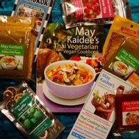 Souvenirs from Bangkok... at May Kaidee's Vegetarian Restaurant - Samsen in Bangkok