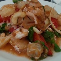 pomelo salad at May Kaidee's Vegetarian Restaurant - Samsen in Bangkok