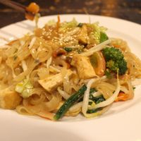 Tasty Vegan Pad Thai at May's :) at May Kaidee's Vegetarian Restaurant - Samsen in Bangkok