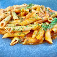 Penne Al'arrabiata at The Bridge Restaurant in Pitlochry