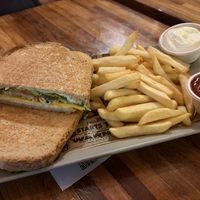 Sanwich veggie  at Golfo Norte in Barrika