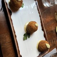 Vegan croquettes   at Hellfire in Dublin
