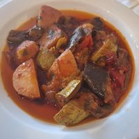 Appetiser sized Briam at Odysseus in Corfu