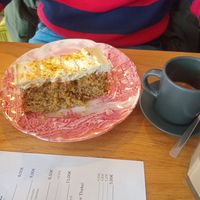 Pistazienkuchen at Café zur Krummbeere in Landau