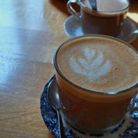 Cappuccino at Café zur Krummbeere in Landau