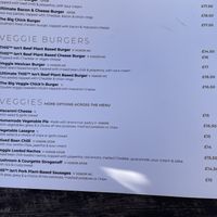 Veggie & vegan menu options (as of July 2026)  at Wight Mouse Inn in Ventnor