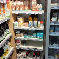 Vegan milk at Reformhaus Engelhardt in Luebeck