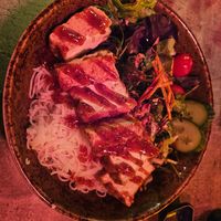 Rijst noodles met Tofu en limoen dressing at Vinami Kitchen in Baden Baden