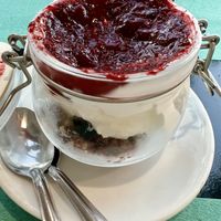 Cheese cake   at La Puntarella Pazza in Rome