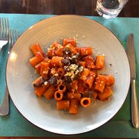 Amatriciana 🍝  at La Puntarella Pazza in Rome