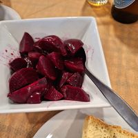 Beetroot salad at Alexandra's Taverna in Corinth