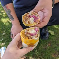 Vegan burrito 🌯 at Pacha Mama - Food Stall in Hobart