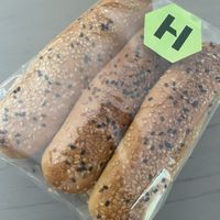 Vegan worstenbroodje with sesame seeds   at HOUBEN in Eindhoven