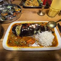 Filled Aubergine  at Mantra in Kuehlungsborn