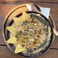 Rainbow bowl (350 rupees)  at Aum Cafe  in Varkala