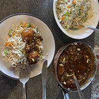 This dish was also nice but a bit heavy   at Aum Cafe  in Varkala