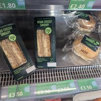 Vegan sandwiches at Sherwood Forest Visitor Centre Cafe in Mansfield