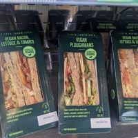 Vegan sandwiches at Sherwood Forest Visitor Centre Cafe in Mansfield