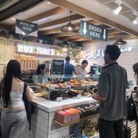 Counter  at Soul + Grain - London City Airport in East London