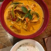 Vegan red curry   at Tamarind in Athens