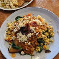 Mt. Olympus Plate (vegan) at Voula's Greek Sweets in Rochester