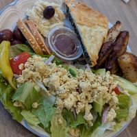 Combo plate at Voula's Greek Sweets in Rochester