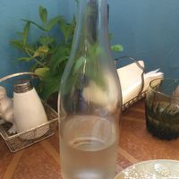 Water at Voula's Greek Sweets in Rochester