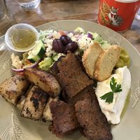 Vegan Gyro Plate at Voula's Greek Sweets in Rochester