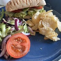 Avo panini   at The Village Bistro in Edinburgh