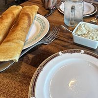 Masala Dosa with coconut chutney & sambar  at Jaipore Express  in Briarcliff Manor