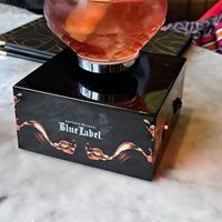 Levitating cocktail at The Alchemist in Glasgow
